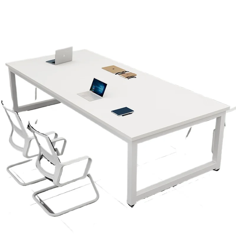 

Meeting White Conference Table Meeting Table Luxury Office Furniture Desk l Shape Multi Functional Table for Meeting Room