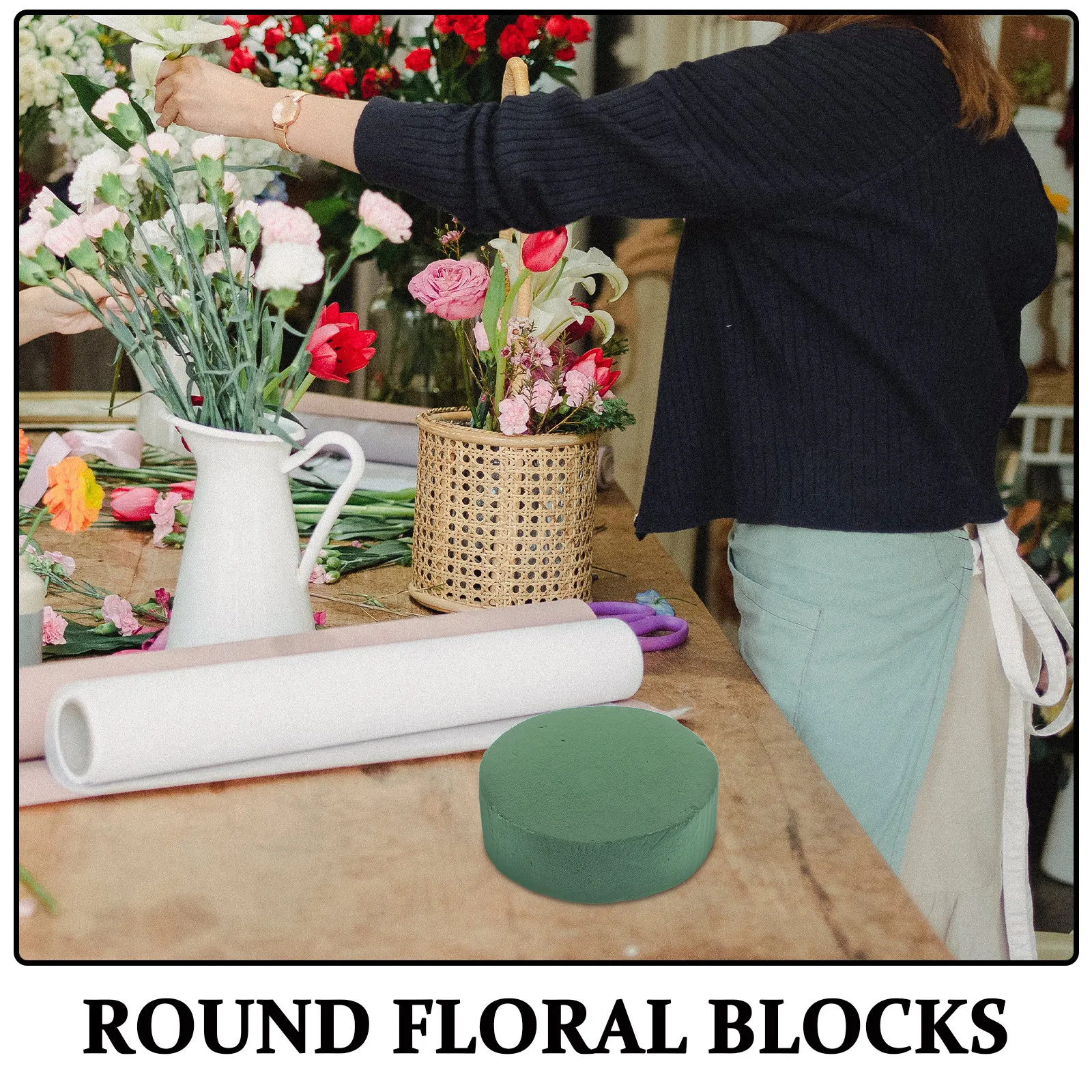6 Stück Runde Floristik-Schaum – Supply For Florist Bewertung und Preis