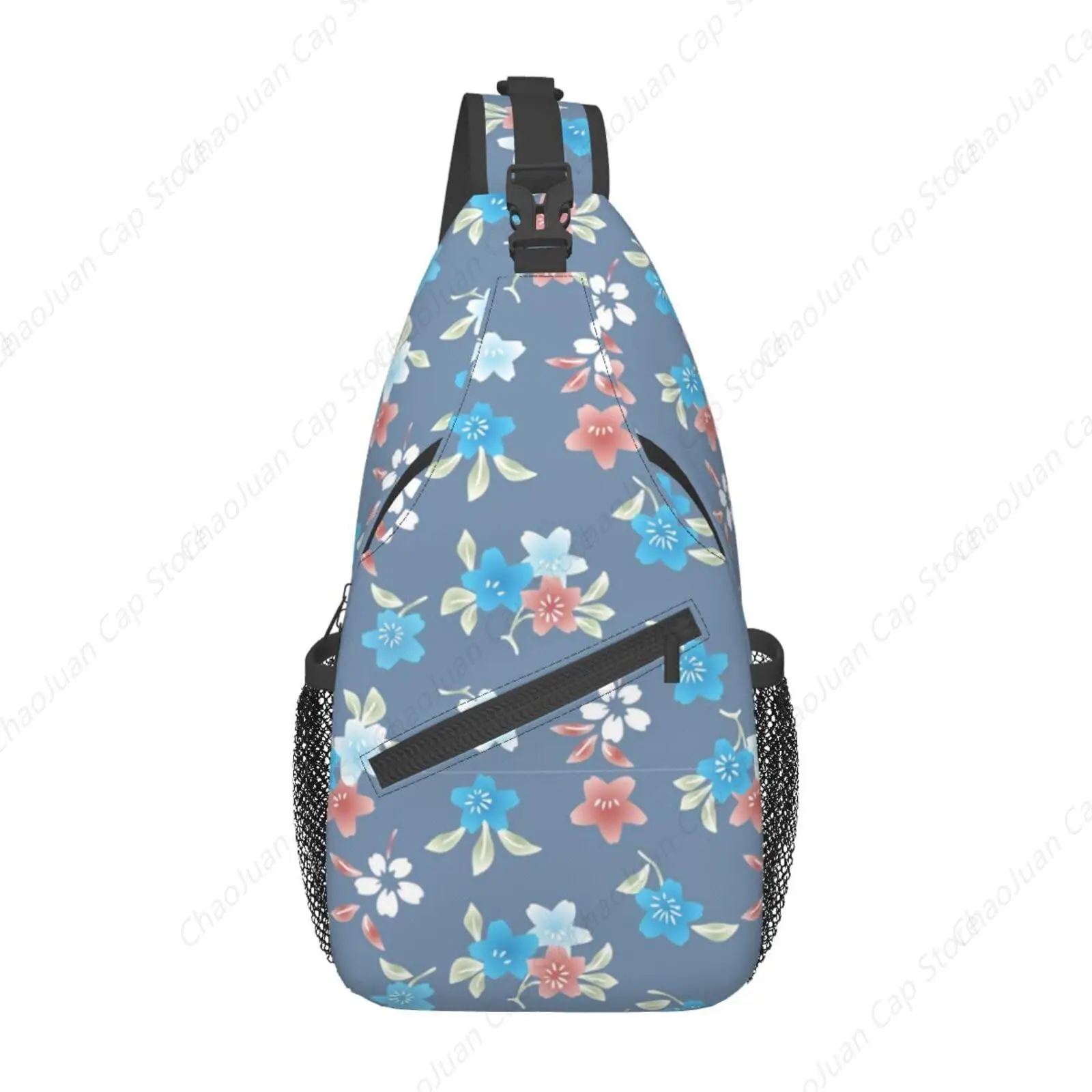 

Japanese Flower Leaf Blossom Sling Bag – Small Crossbody for Men Women | Adjustable Strap, Travel Hiking Daypack
