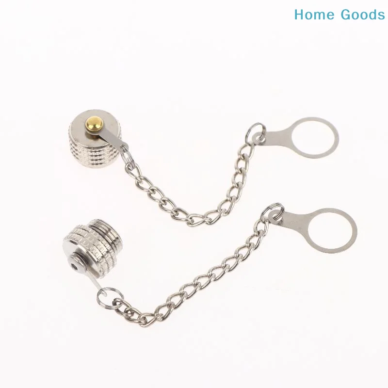 M12 Connector Dust Cover M12 Internal Thread Outer Thread Metal Waterproof socket dust cover Cover Plug Socket Protection Cover