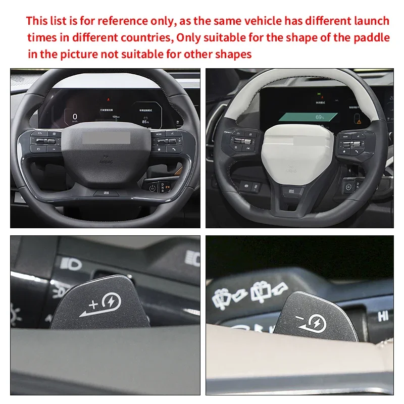 Aluminum Shift Paddle For Kia EV6 2025 2026 EV5 EV3 EV4 Car Steering Wheel DSG Paddles Shifter Extension Stickers Accessories