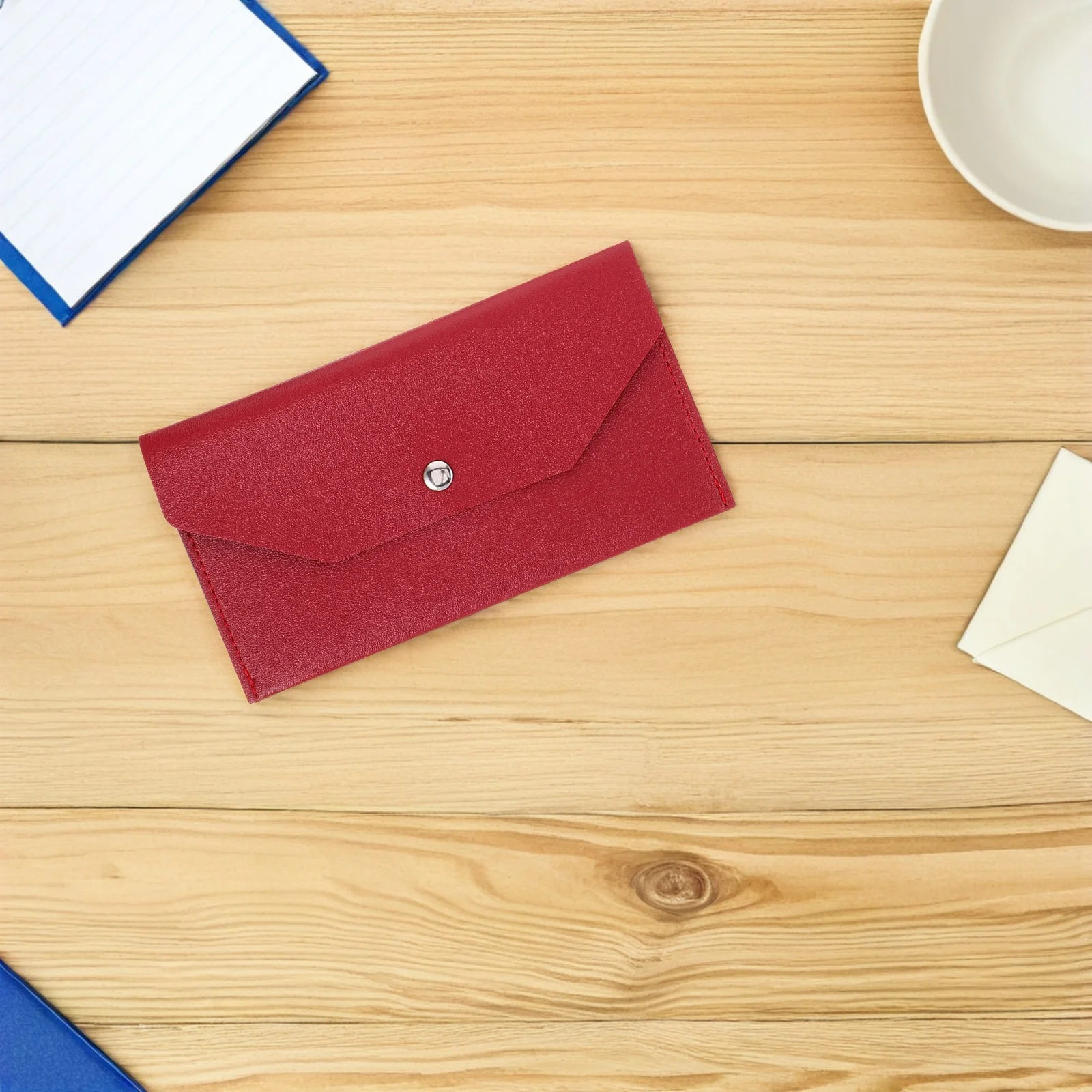 

4Pcs Card Case Women Minimalist PU Wallet Multi Card Holder Compact Money Pouch for Men Small Wallet Clutch Purse