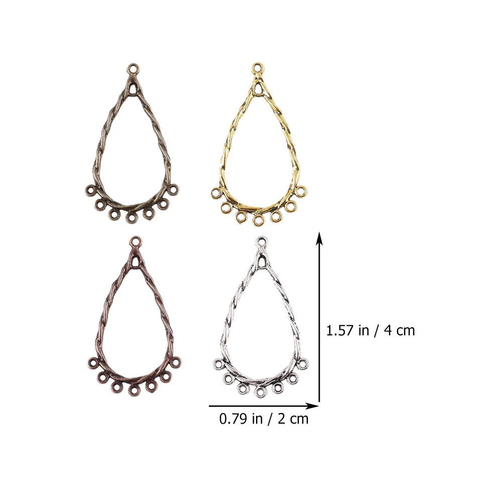 

50 Pcs Supplies Cutout Necklace Pendant Girls Jewelry Earrings Making Charms Child