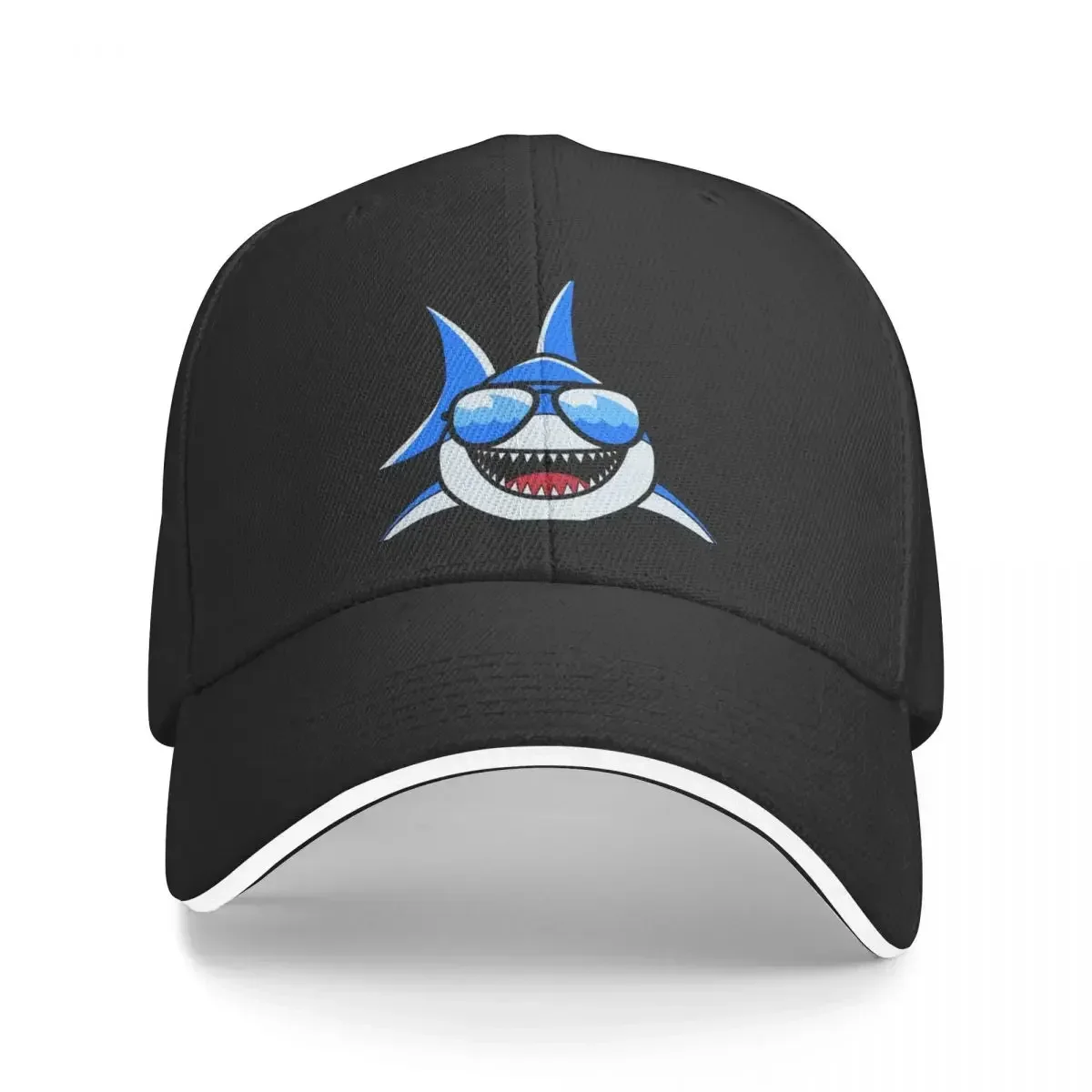 Sun Glasses Shark , T shirt Baseball Cap Golf Hat Man Gentleman Hat Boy Child Women's