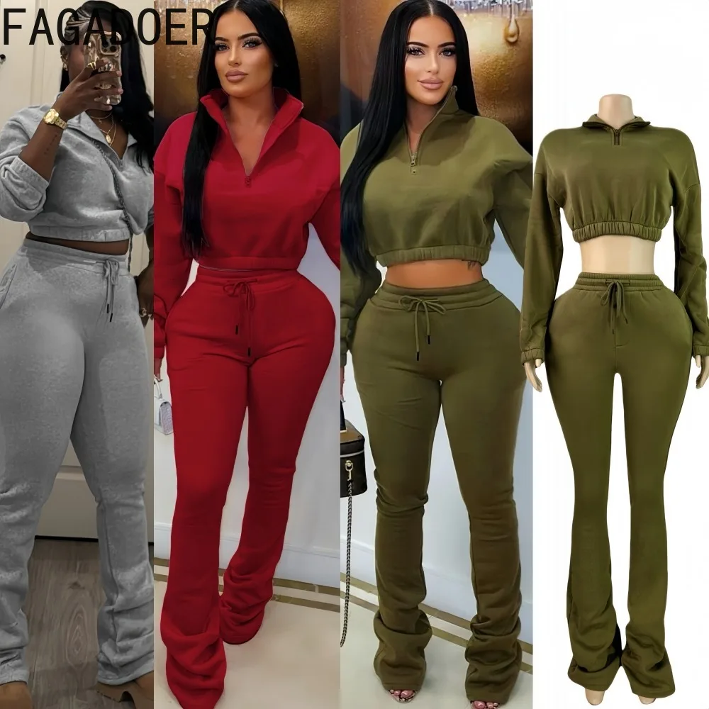 

Fashion Letter Embroidery Two Piece Outfits Woman Long Sleeves Leather Patchwork Crop Top and Shorts Matching Female Streetwear