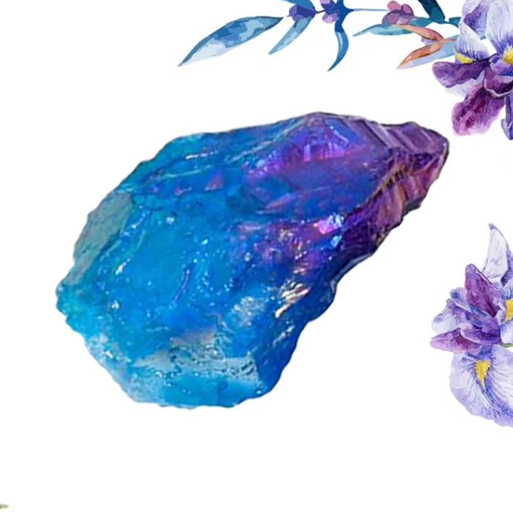 

Colorful Crystal Stones Natural Unique Home Decor DIY Crafts Gift Energy Boosting Ornament Random Shape Crystal Stones