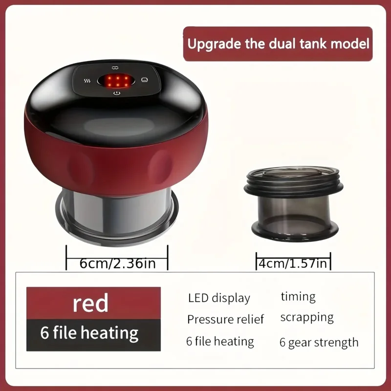 Electric Cupping Massage Device - USB-CRechargeable Portable Cupping Relaxation Device