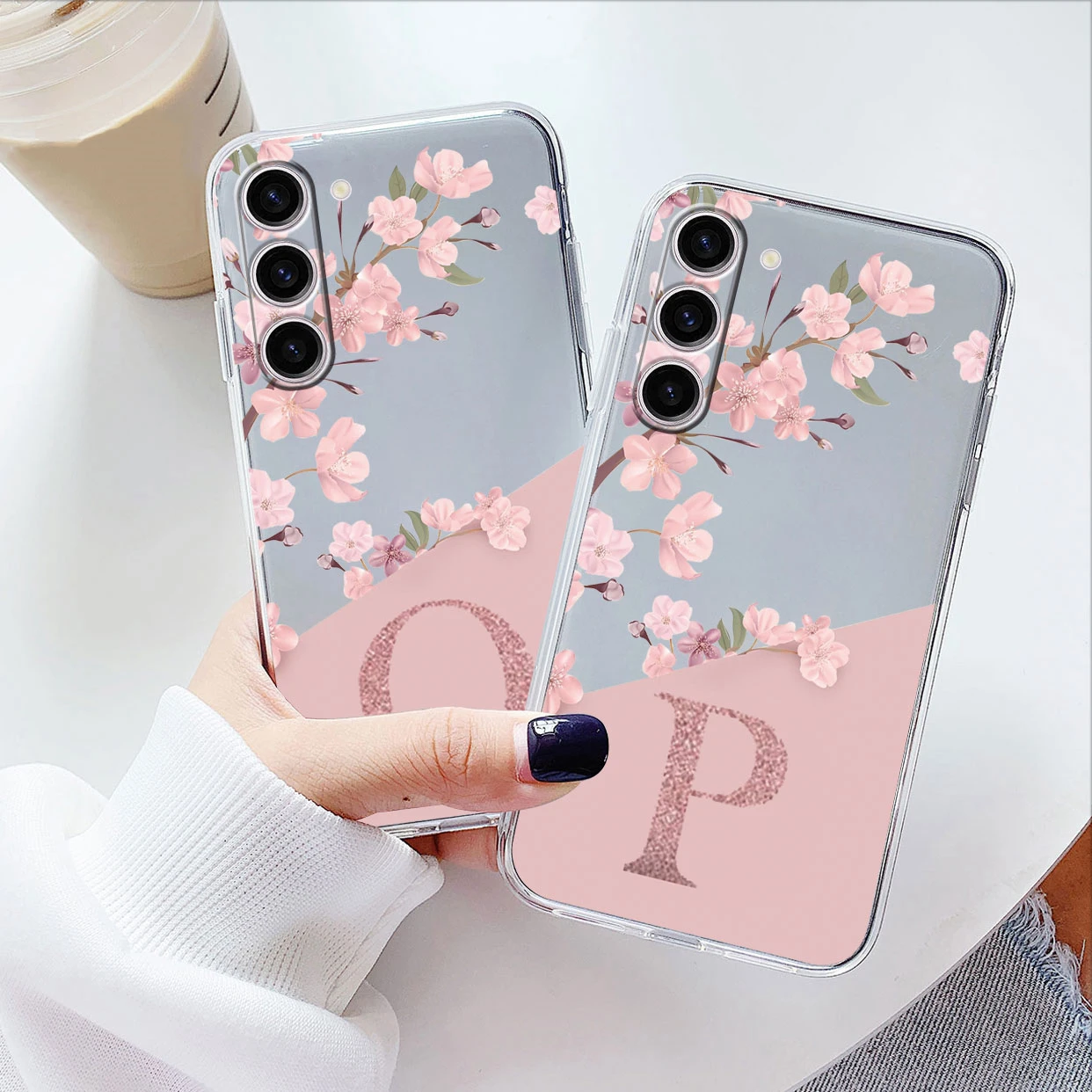 For Samsung Galaxy A15 5G Clear Letter Flowers Fashion Phone Cover Soft Silicone Fundas For Samsung A 15 Shell GalaxyA15 Capa