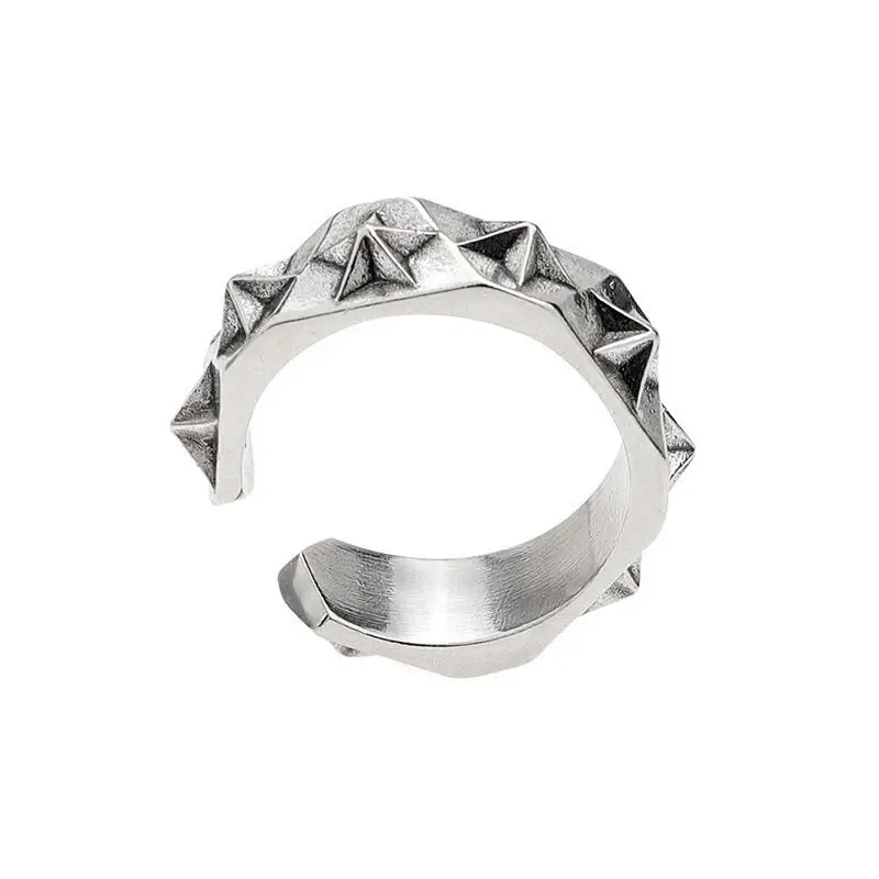 925 Sterling Silver Star Ring Women Luxury Elegant Finger Ring Trendy Daily Party Jewelry Accessories