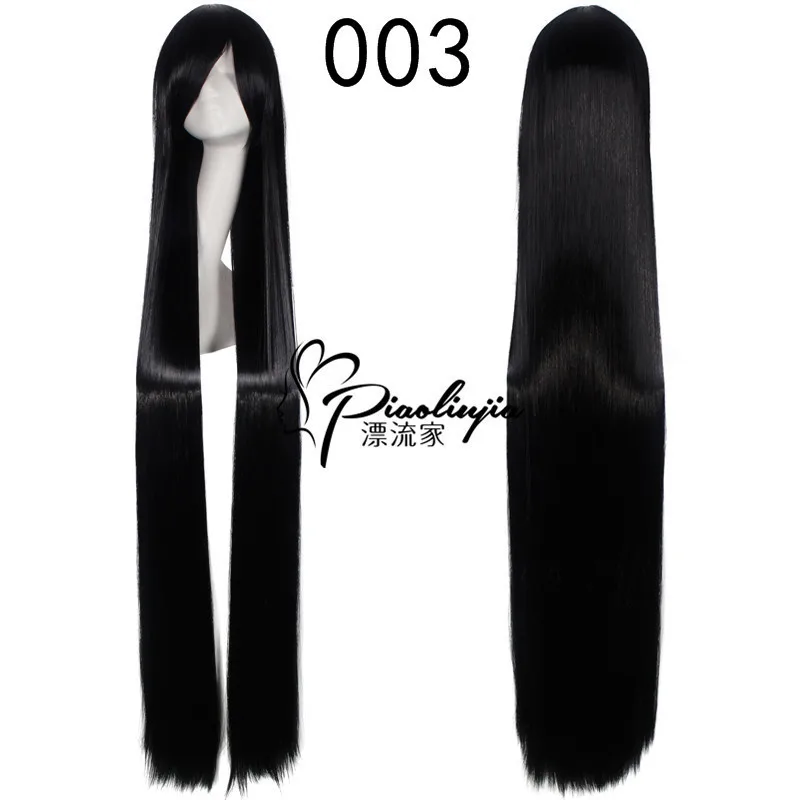 Panjang 60 ''Wig Cosplay Lurus Panjang 20 Warna Pirang Biru Merah Muda Perak Wig Rambut Sintetis Wanita Pesta Cosplay Umum Wig 150 Cm