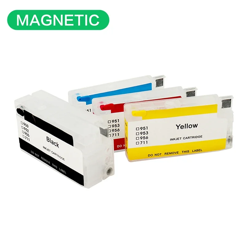 950XL 951XL Refillable Ink Cartridge For HP Officejet 8100 8600 8610 8620 8640 8660 251dw 276dw HP950 HP951 Printers With ARC