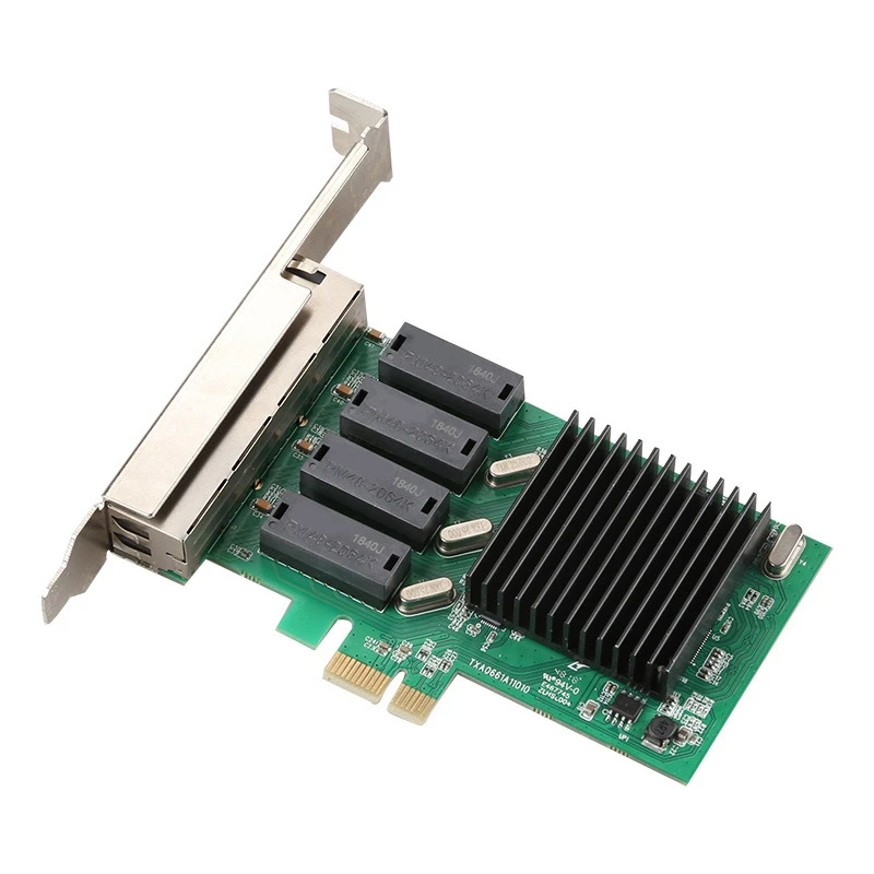 PCI-E 4 Port Gigabit Network Card PCI-E RTL8111H Chip 1000Mbps RJ45 LAN Adapter Network Controller Durable