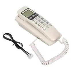 KXT777CID Corded Wall Phone with LCD Calendar Display, Landline Telephone for home