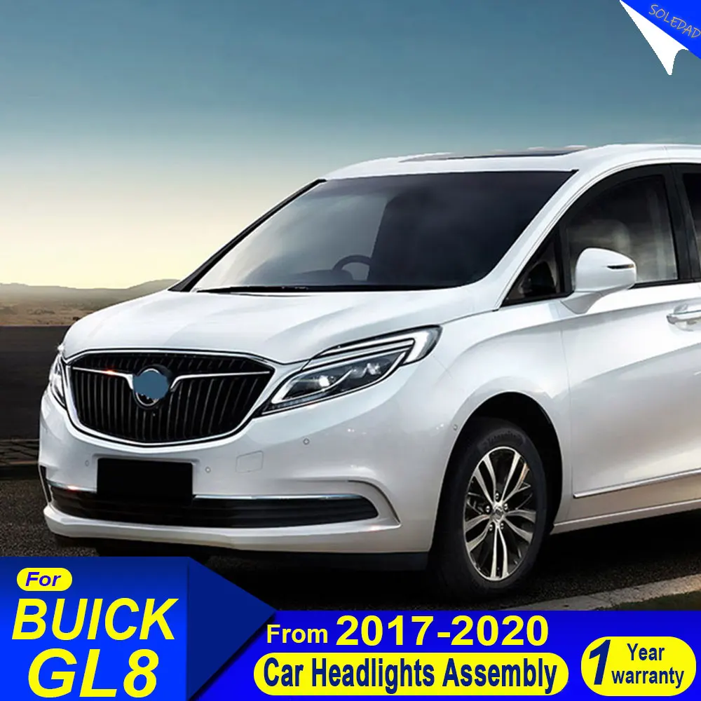 

Car headlights for Buick GL8 Headlight 2017 2018 2019 2020 GL8 Headlamp DRL Dynamic Turn Signal High Beam Projector Lens