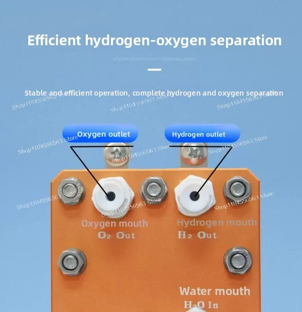 Pem electrolyzer 20A pure water electrolysis dedicated hydrogen production machine
