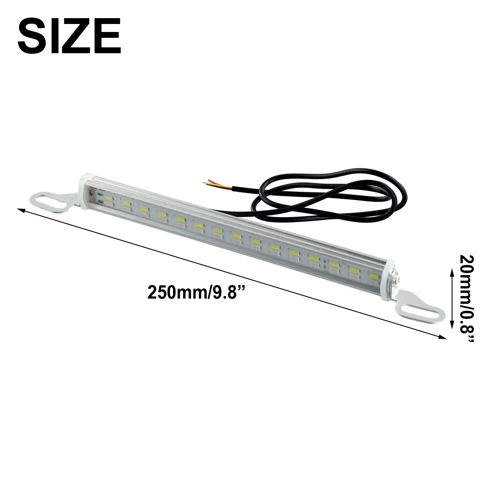 Accessorie Car Light Bar 150CM DC24V Hot Sale Red Light 250MA Reliable White Light 300MA High Quality Material