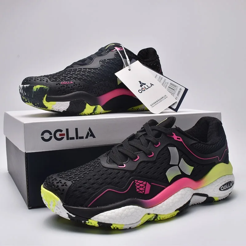 

Профессиональная теннисная обувь для женщин, обувь для бадминтона высшего качества, женская носимая обувь для кортов, женские нескользящие спортивные кроссовки