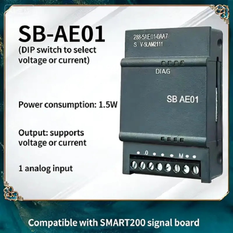 Compatible with Original S7-200 SMART Expansion Modules, PLC 485 Communication Signal Board SB CM01, AM03, AQ0