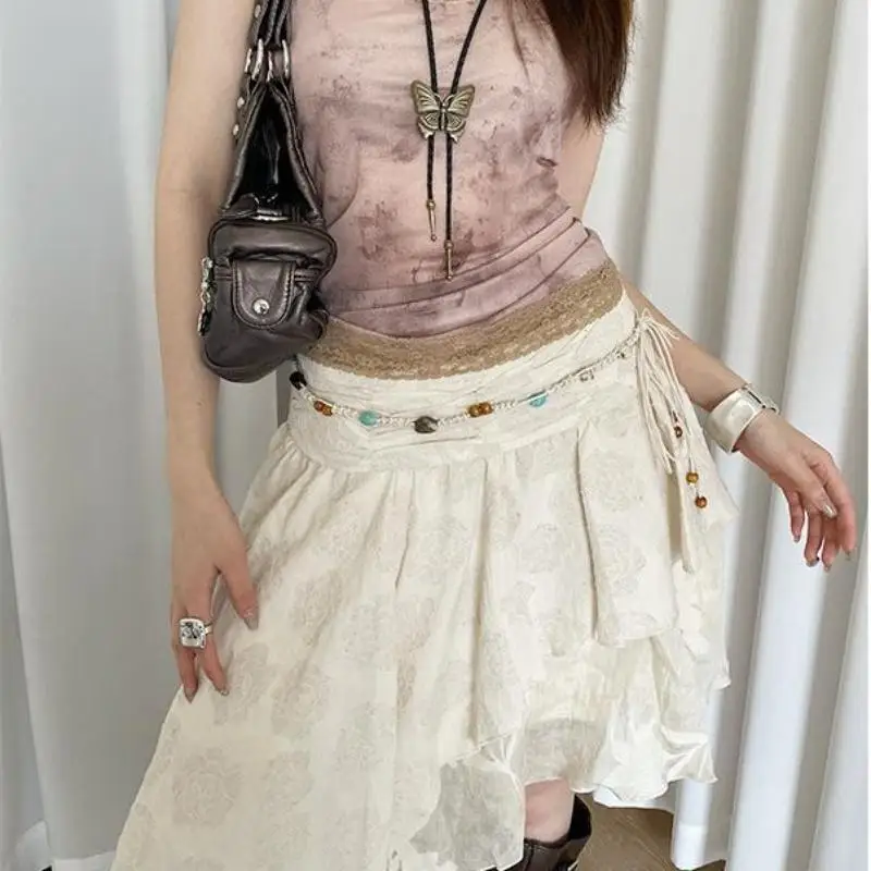 البوهيمي العرقية المنسوجة يدويا الخصر حبل للنساء الأقلية تصميم تحسس حبة حزام تنورة الجينز الخصر سلسلة الملابس والاكسسوارات