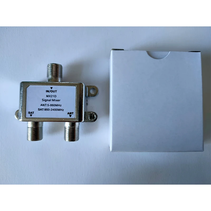DVB-S2 + DVB-C DVB-T/T2 /atsc/isdbt Mixer combiners SAT950-2400Mhz + ANT 47-870MHz ดาวเทียม + สายเคเบิ้ลทีวีไร้สายตัวแยกสัญญาณ