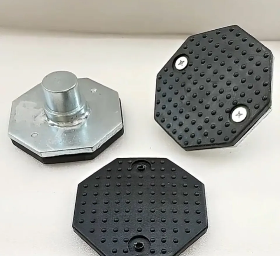 4PCS/set Car Lift Rubber tray Octagonal tray Heightening Feet Plus High Leg Pads Shaft Diameter 35mm