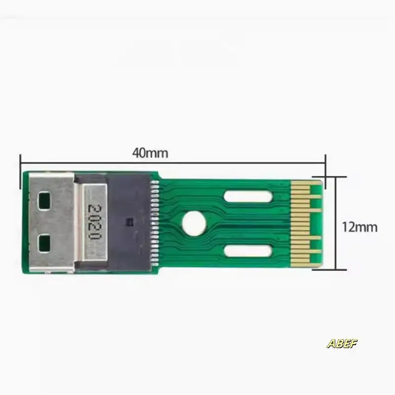 محول بطاقة حماية واجهة SFF-8654 4I عالي الأداء مع اتصال 38PIN X4