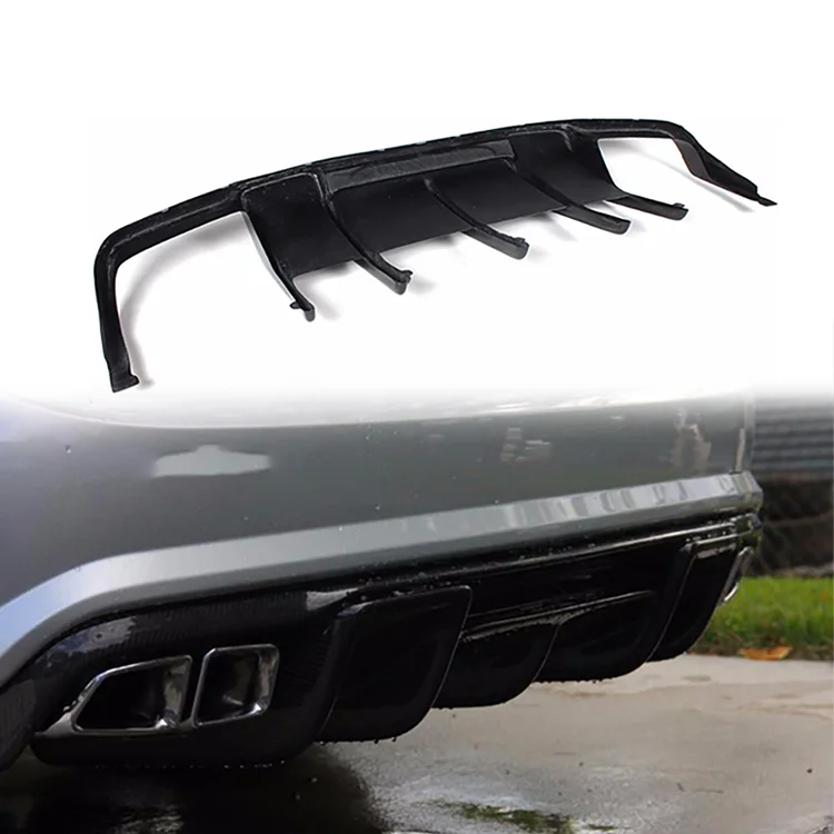 CLS W218 Carbon Fiber Rear Diffuser For Mercedes Benz 2012-2014 Rear Bumper Car Accessories