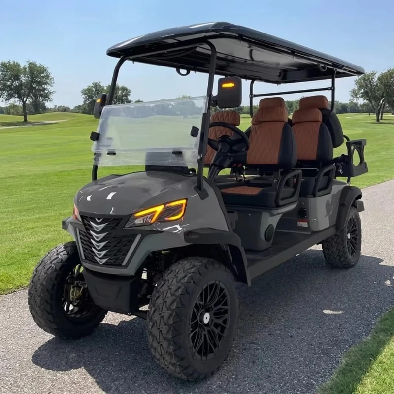 OEM 6 Seater Hunting Electric Buggy 72V Lithium Battery Custom Color