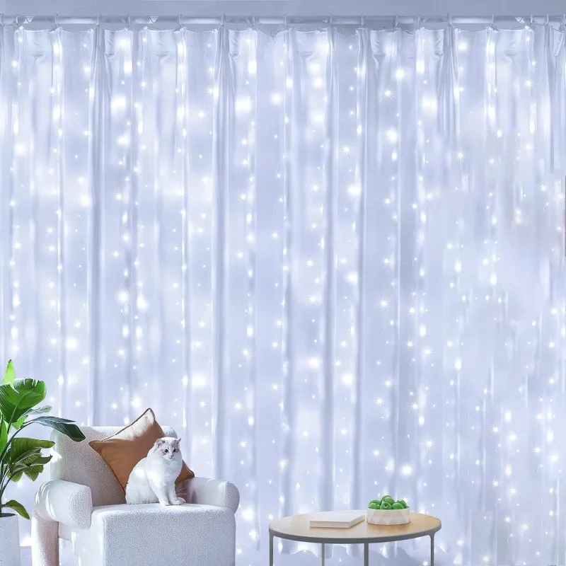

LED Lights String USB Plug Outdoor Garden Patio Christmas Holiday Decor Indoor Wall Decorations with Remote Control