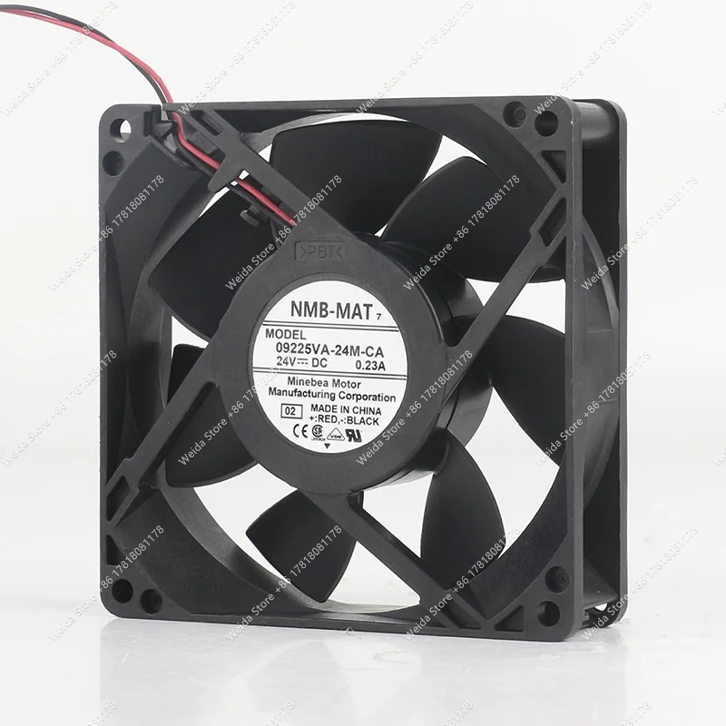 New NMB 5V 12V 48V DC 24V 0.23A AC EC 9025 90X90X25MM 9CM Ball bearing Frequency converter Three wire 09225VA-24M-AL cooling fan