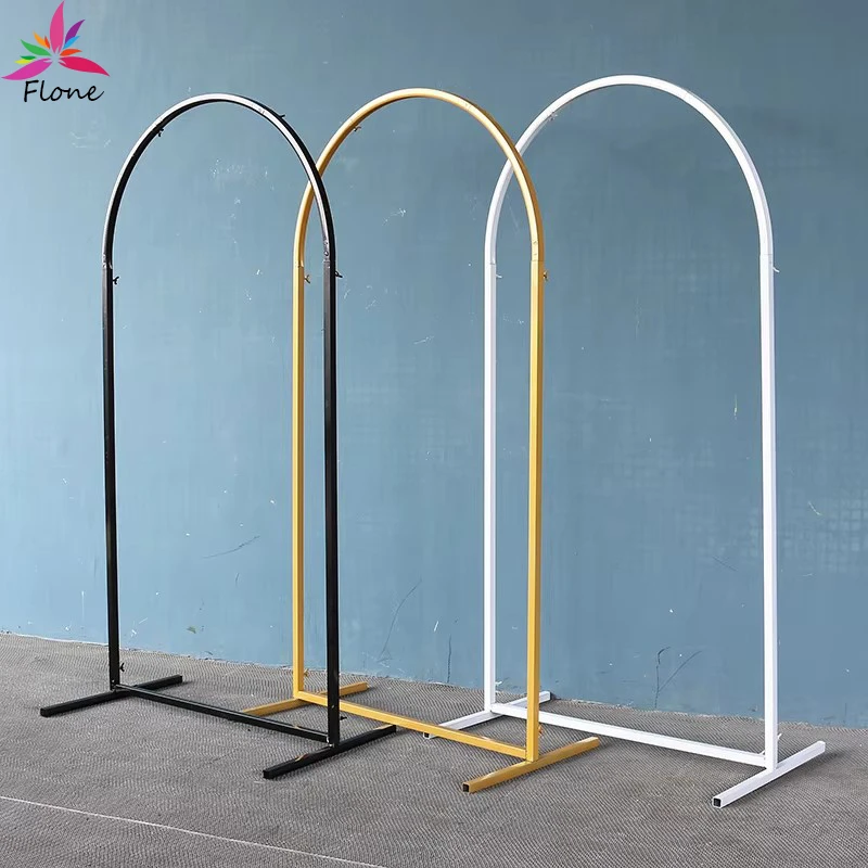 

Metal Arch Frame Decoration Mariage Anniversaire Birthday Party Arche Ballon Wedding Gold Black White Iron Arch Stand