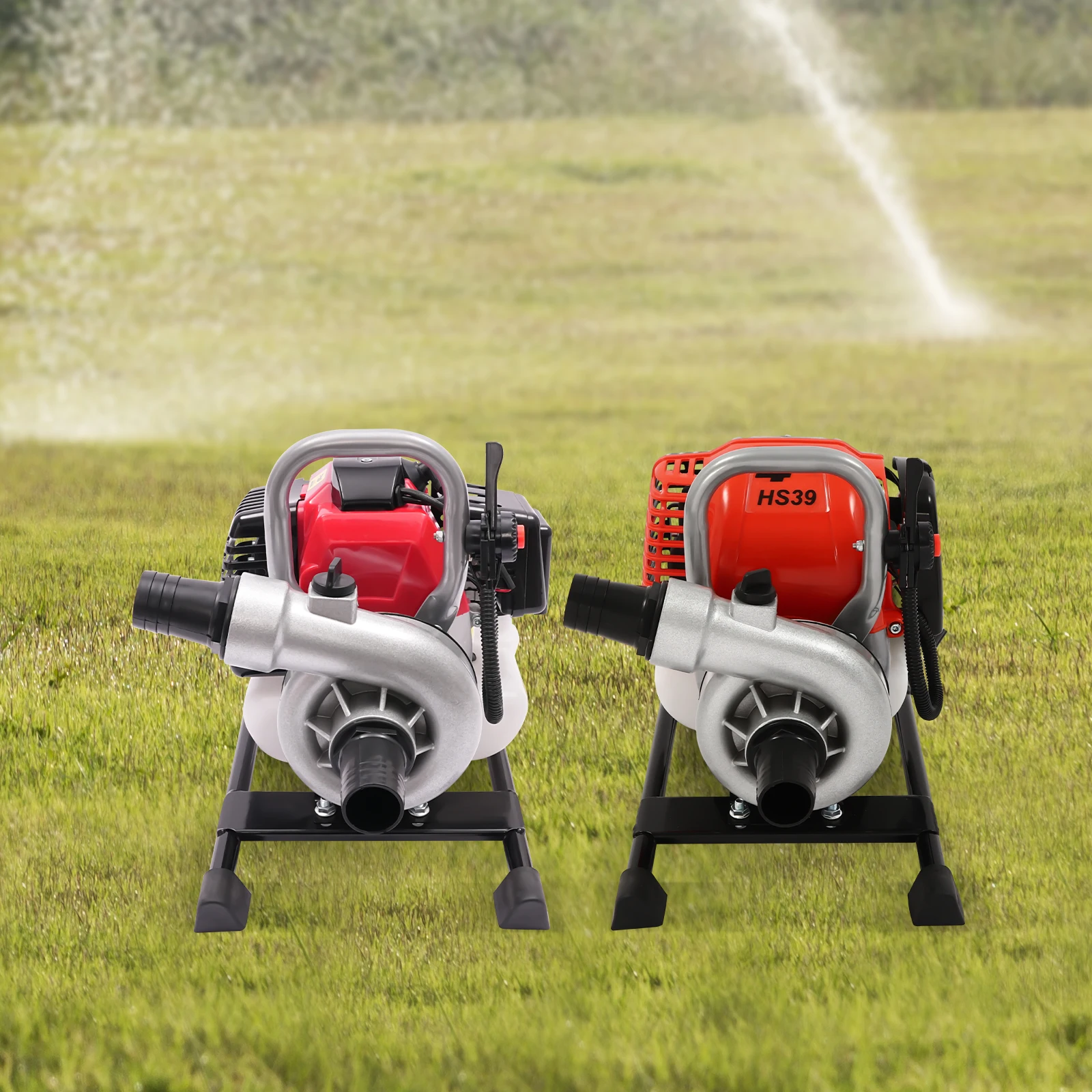 Pompe de transfert d'eau de pompe à eau de 4 temps/2 temps 1,5 pouces