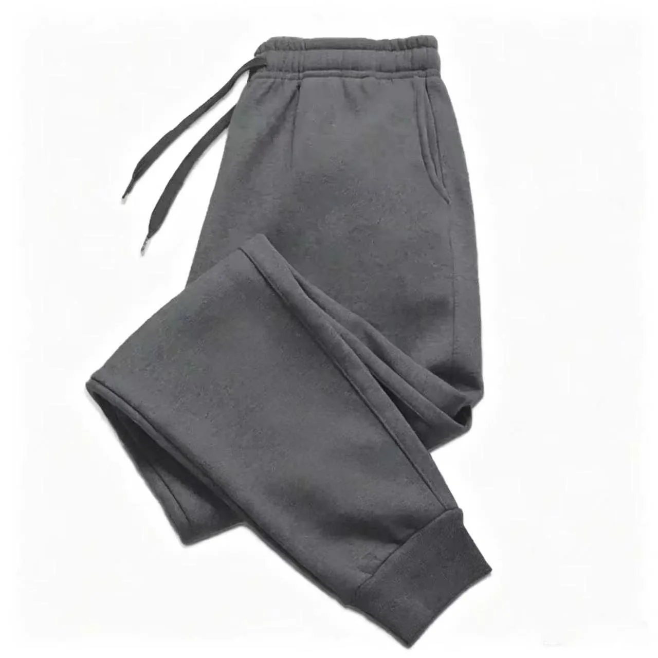 Men Sweatpants High Quality Drawstring Solid Color Jogger Pants All Season Home Outdoor Casual Sport Trousers 2025 Men's Clothes