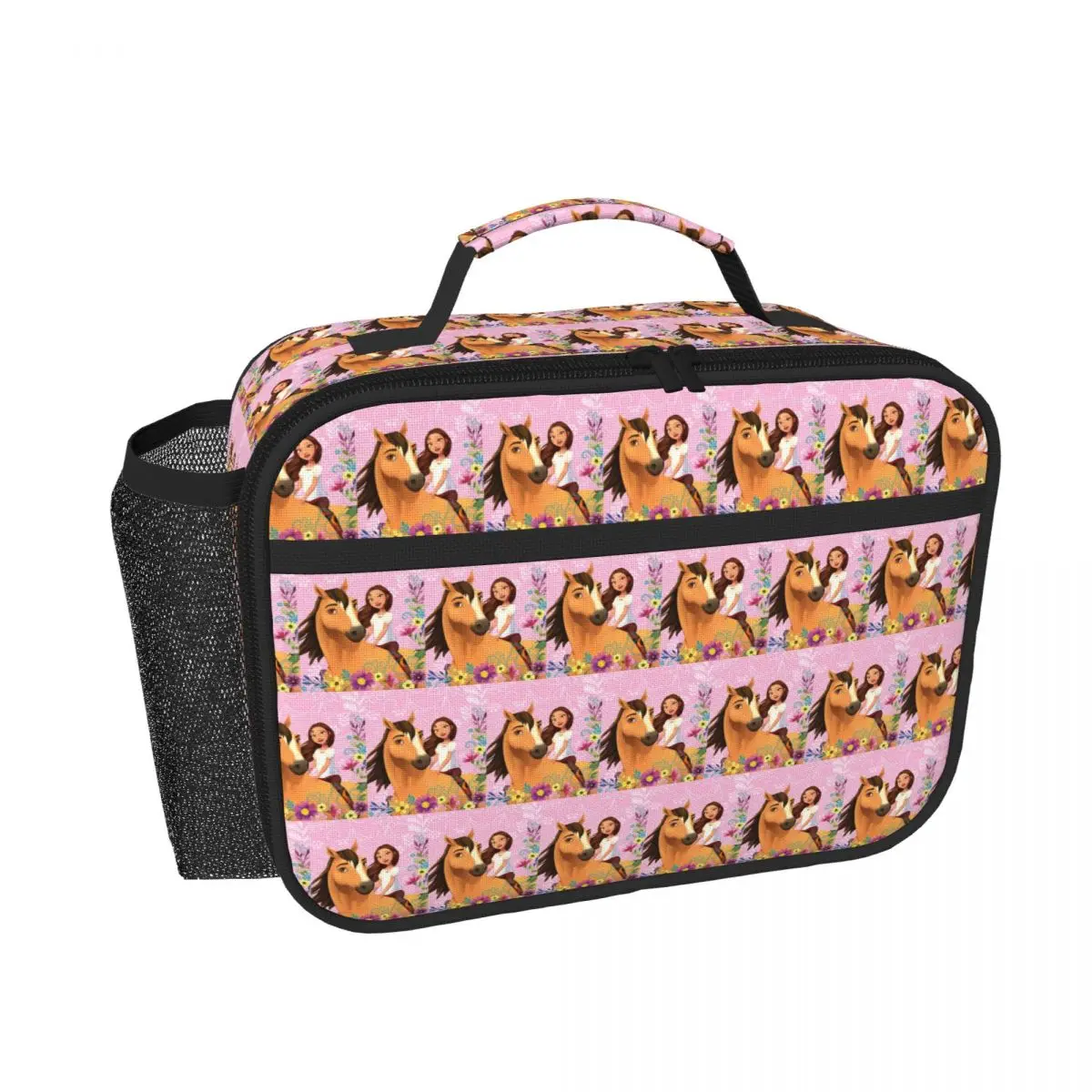 Spirit Riding Free Insulated Lunch Bag for Women Children Portable Food Boxes Thermal Lunch Box Tote