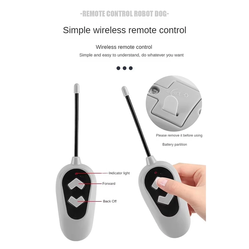 Радиоуправляемый робот, механическая собака, детская игрушка с дистанционным управлением, научное обучение, электрический сборочный набор «сделай сам», подарок для мальчиков