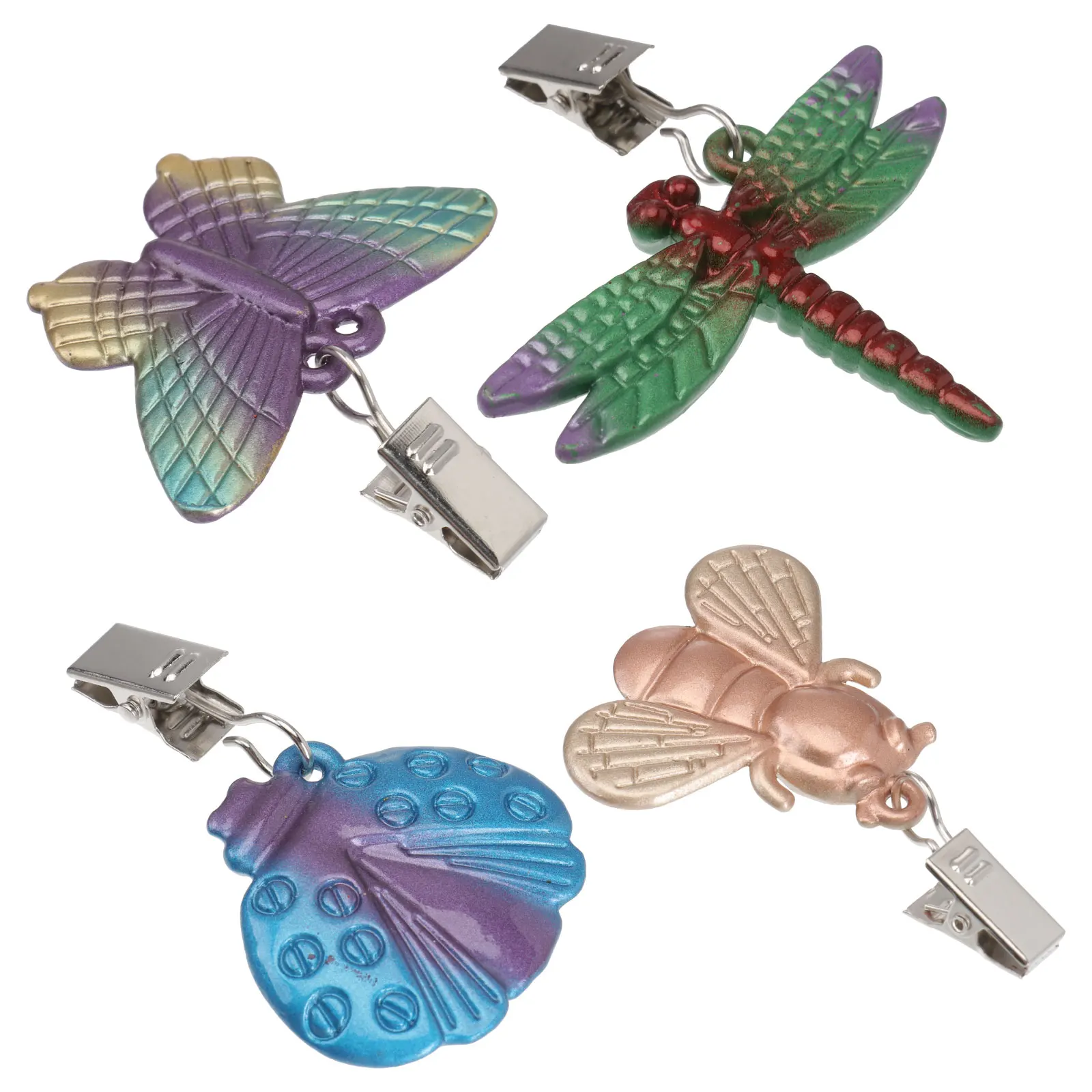 

Table Cloth Clips Holders for Outdoor Indoor Tablecloths Windproof Zinc Alloy Creative Design Perfect Home Parties Restaurants