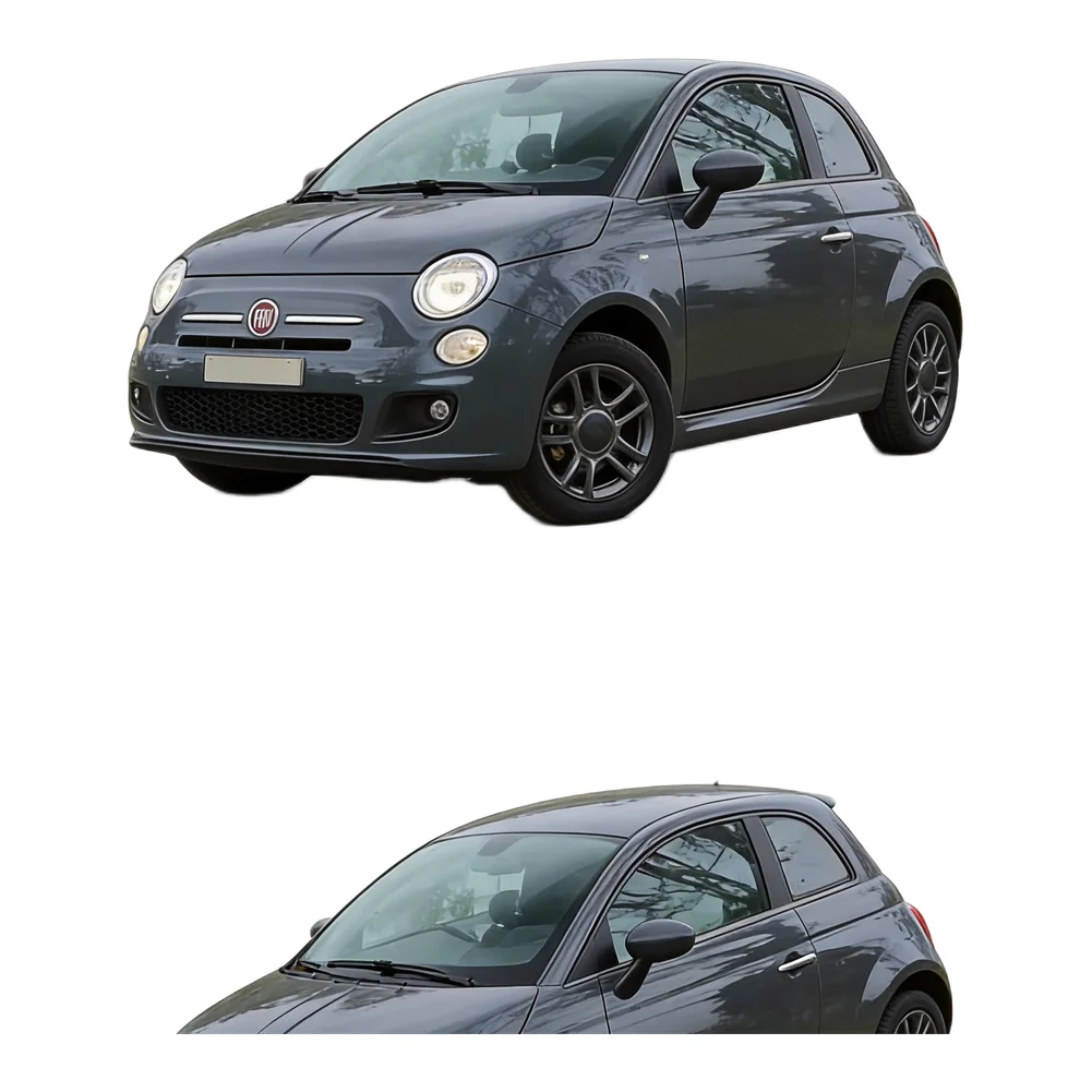 ABS Matte Black Right A Pillar Triangular Trim Panel 735455791 for Fiat 500 (2008+) For Abarth 500 (2012+) Interior Part