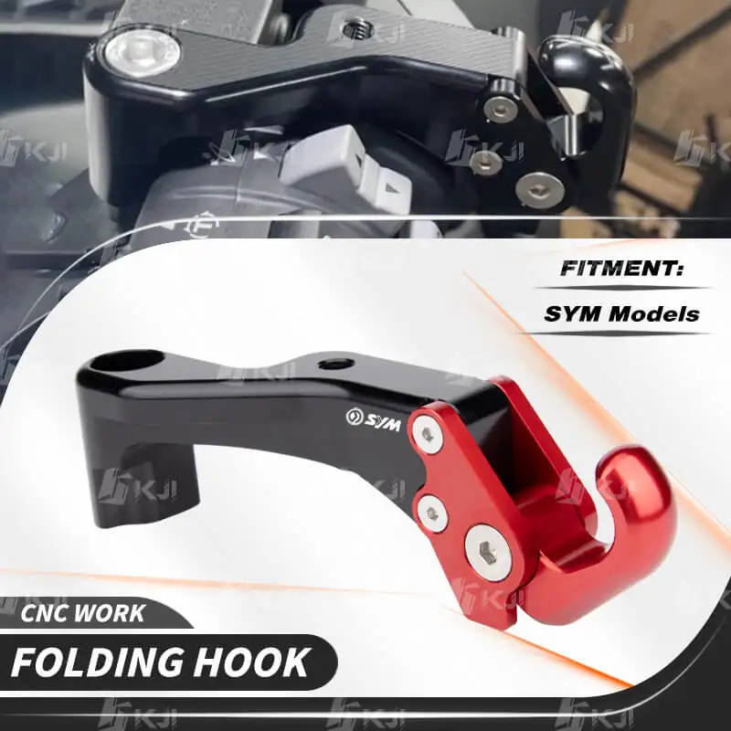

For SYM CRUiSYM 125/250/300 RV250 Heavy Duty Hook Bag Helmet Hanger Motorcycle Rear Mirror Mount Holder Bracket Hook Accessories