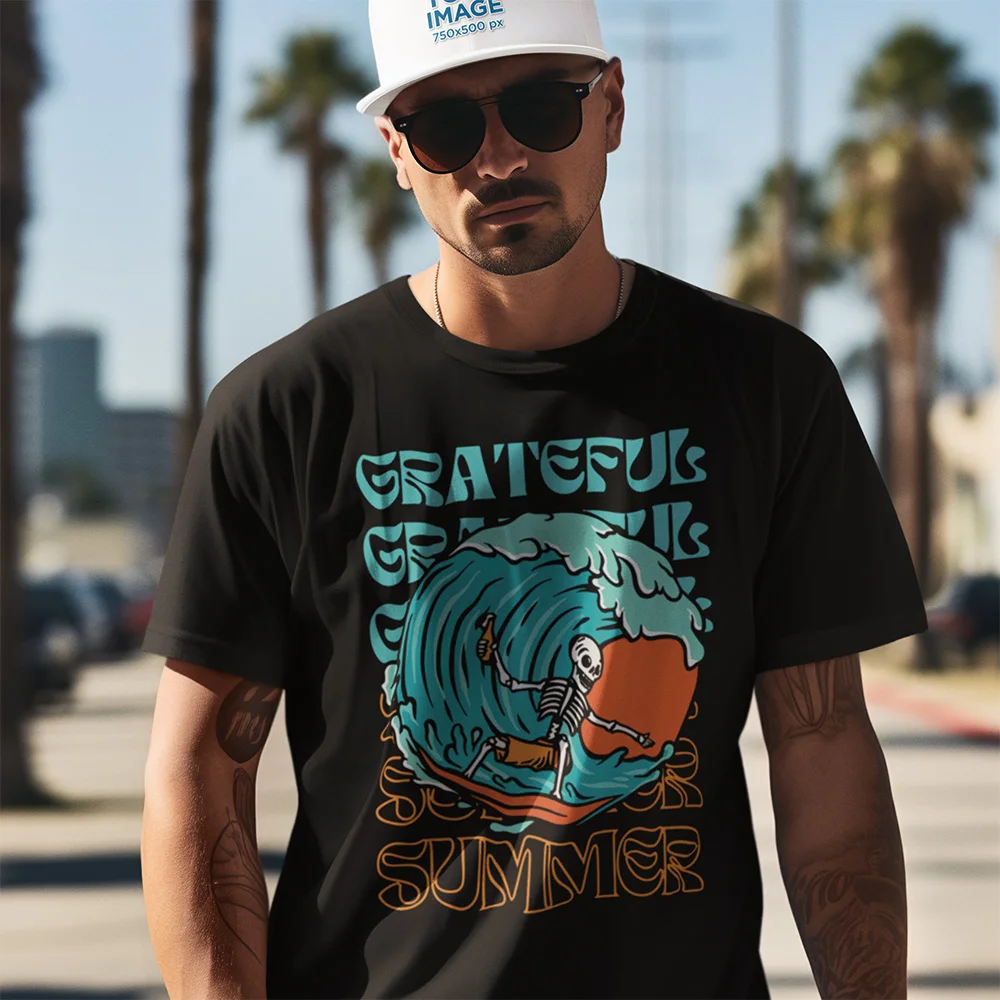 

Surf into Summer with Our Grateful Tee! Dead, Jerry Garcia, Deadhead. Unisex Ultra Cotton Tee