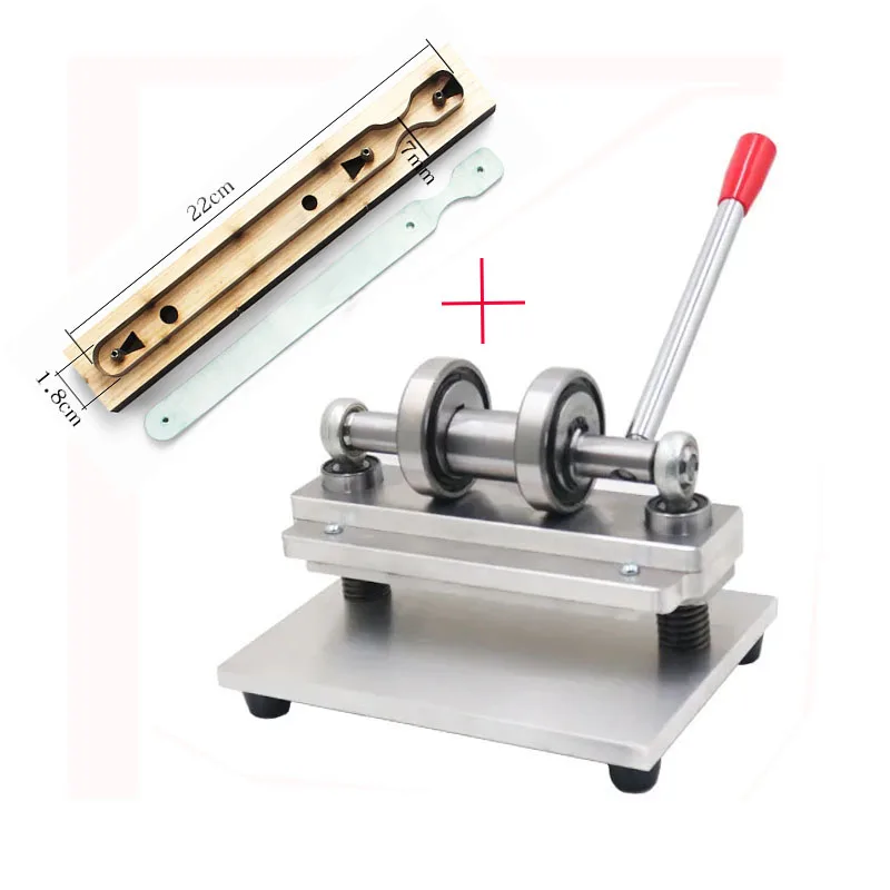 Маленький ручной пресс для высечки кожи, ширина подачи 15 см, резак для кожи, ручной пресс, сделай сам