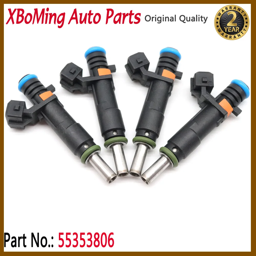 4pcs 55353806 Car Fuel Injectors For Chevrolet Cruze Orlando Trax Epica For Vauxhall Astra Insignia Opel Astra H Zafira 55353803