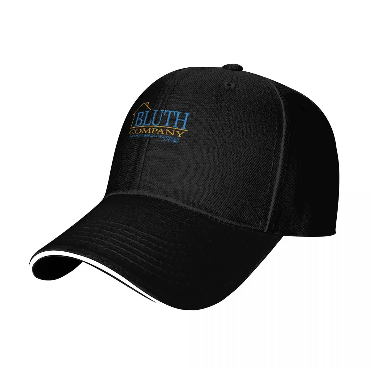 BLUTH Company (Arrested Development) Classic Baseball Cap Quick Dry Performance Cotton Twill Breathable Contrast Two Tone Brim
