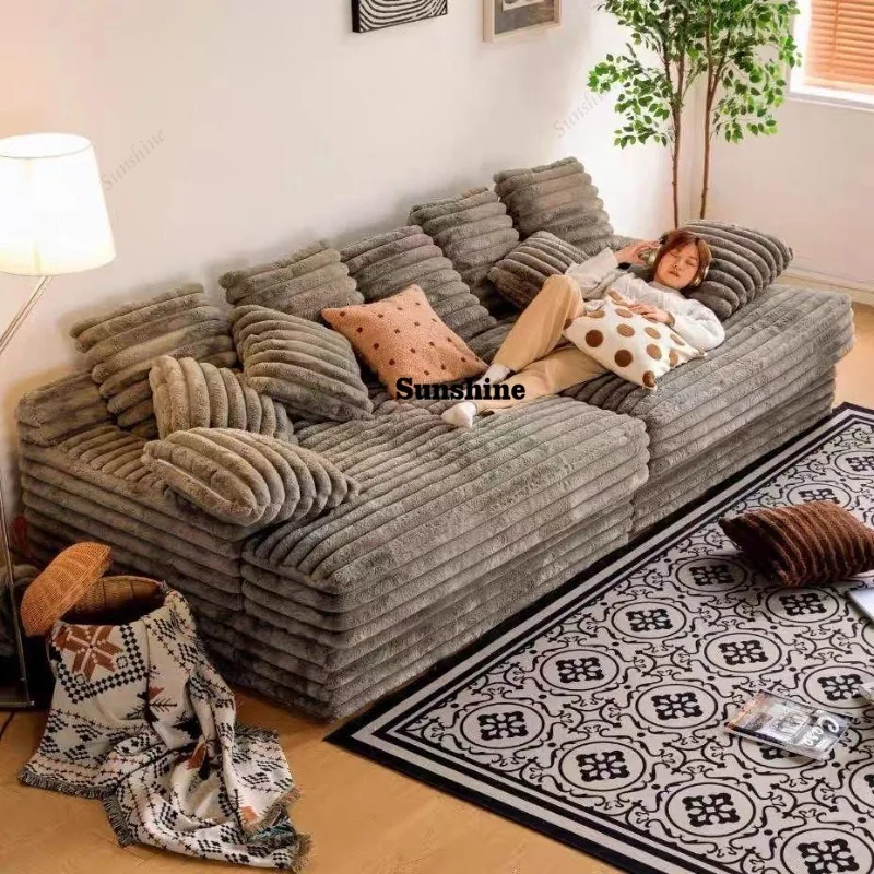 Puff European Vacuum Compressed Sofa Minimalist Nordic Modern Living Room Sofas Lounge 2 Seater Woonkamerbanken Home Furniture - Image 5