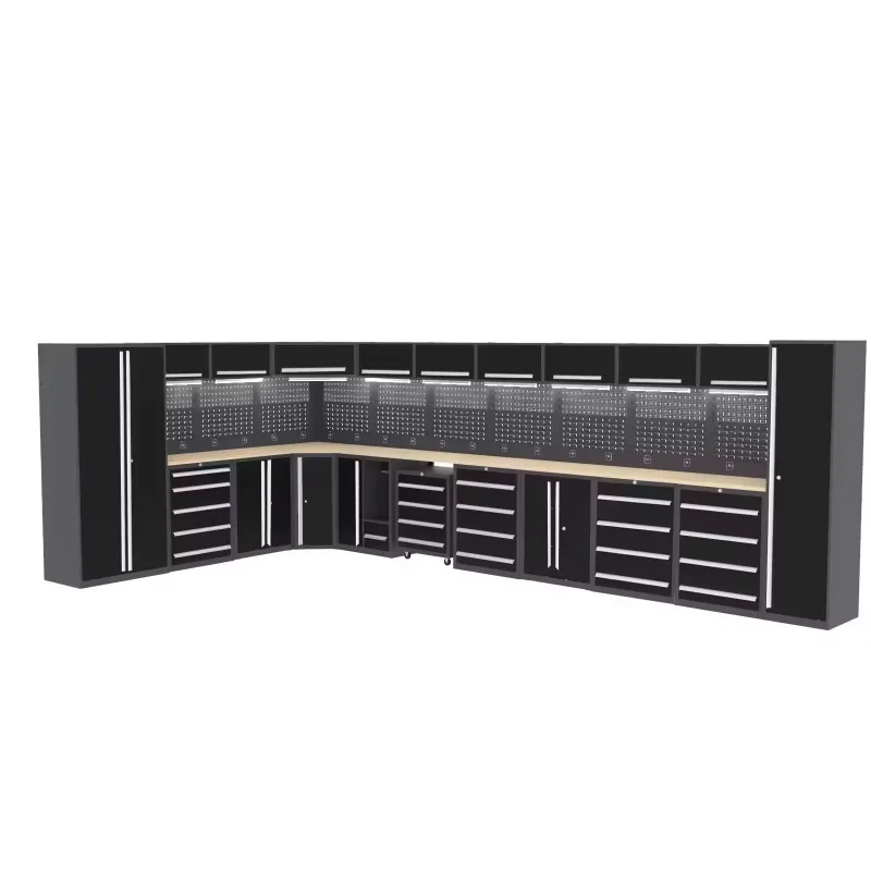 Workshop Garage Units Steel Tool Boxes and Storage Cabinets Large Combination Tool Cabinet Garage Workbench/Metal Furniture