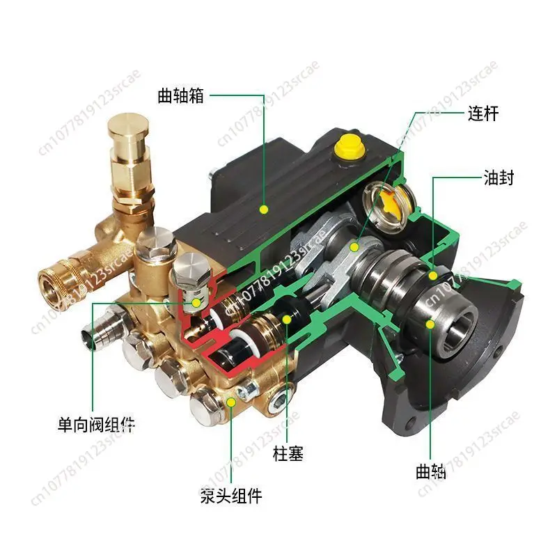 3000 Psi High Pressure Plunger Pump for Jet Car Washer Vehicle Cleaning Equipment
