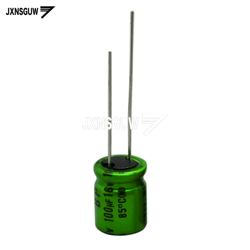 

10PCS NICHICON MUSE BP 16V100UF 10X12.5MM Green Non Polar 100uF/16v Audio Electrolytic Capacitor ES 100UF 16V MUSE-BP