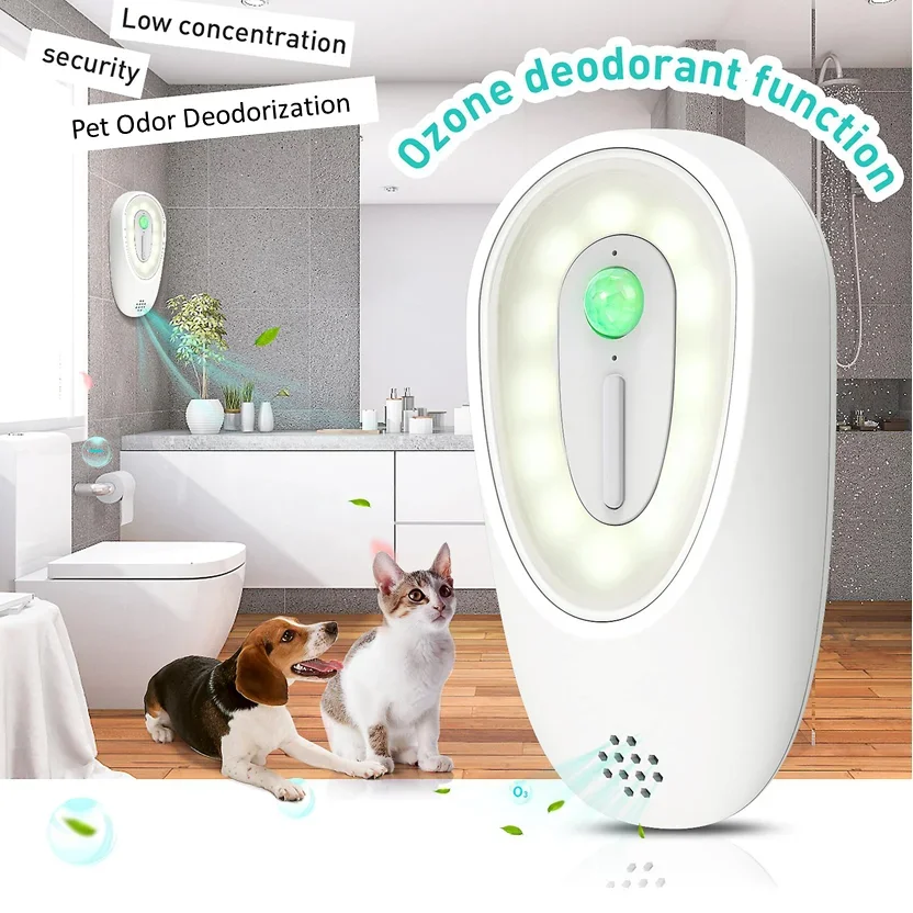 

Smart Pet Odor Purifier For Cats and Dogs Litter Box Deodorizer Dog Toilet Rechargeable Air Cleaner Pets Deodorization