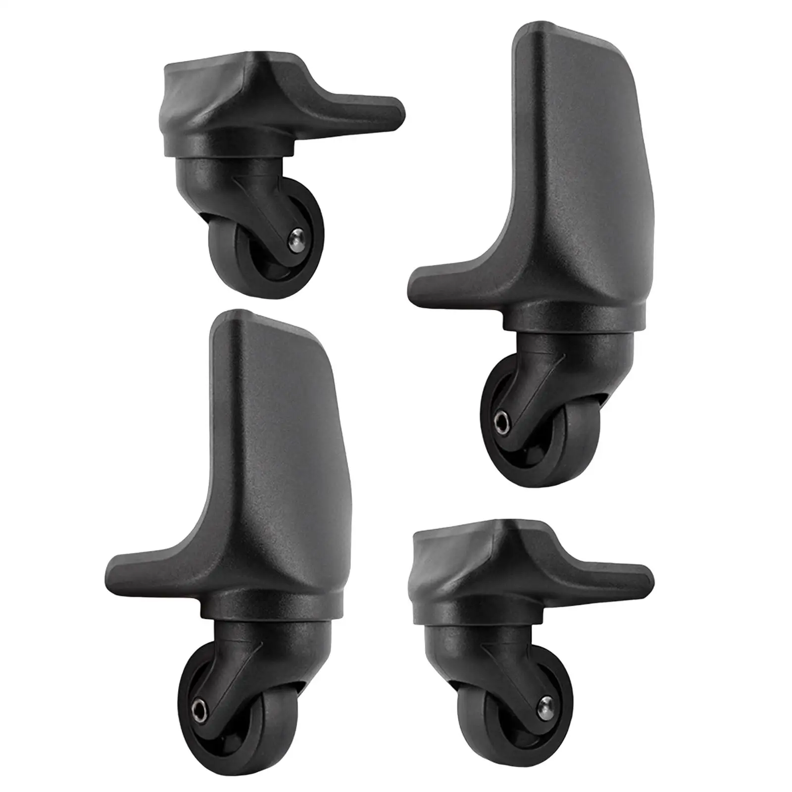 360도 회전 교체용 여행 가방 바퀴 4개 세트 내구성 있는 여행 가방용 회전 캐스터