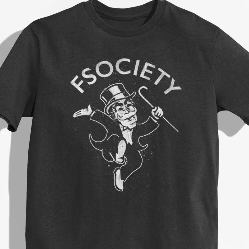 

Fsociety T Shirt Hacker Sci Fi Computer Tv Show