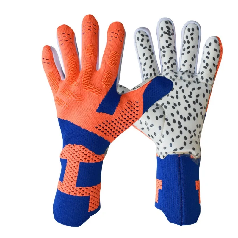 Latex non-slip goalkeeper gloves New youth adult goalkeeper gloves football sports game training gloves